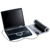 Solarroll Charging A Laptop