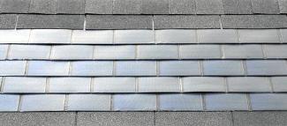 Thin film roof tiles.